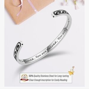 Elegant Silver Wave Bracelet